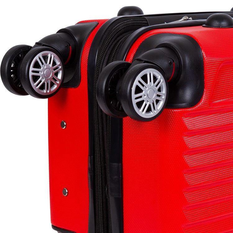 Mala Travelux St. Moritz Média 23 kg Vermelha  - Expansível e Cadeado TSA