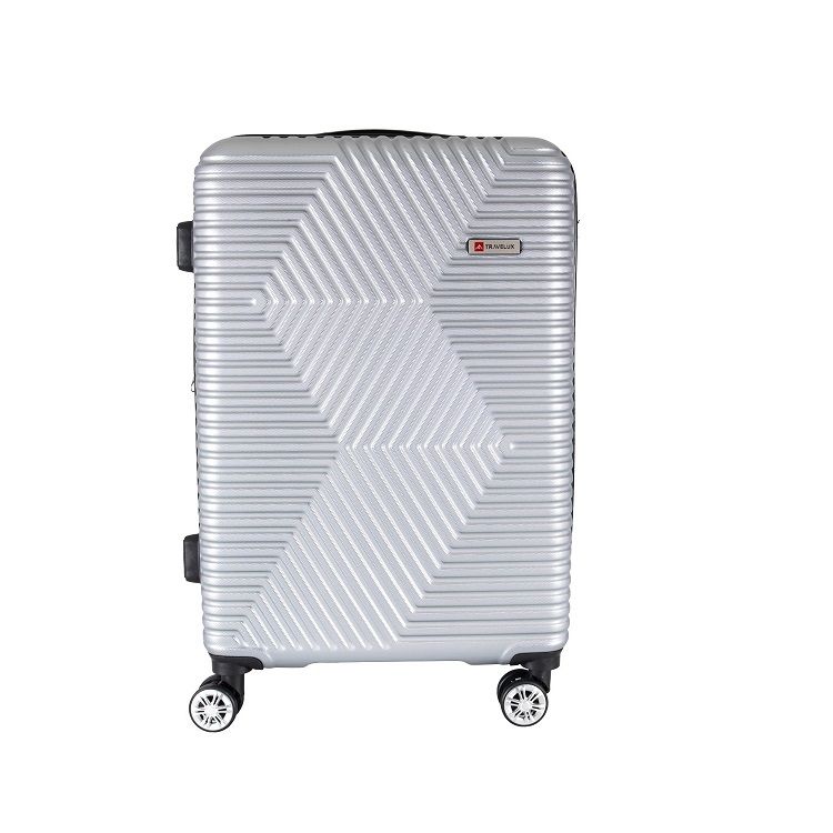 Mala Travelux Davos Média 23 kg Prata - Expansível e Cadeado TSA