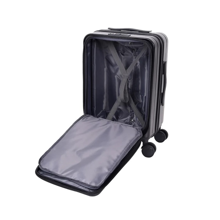Mala com Porta Notebook Pequena 10 kg Travelux San Bernardino Preta