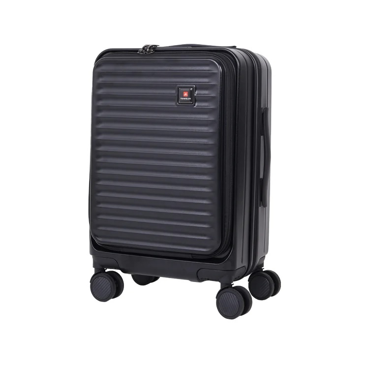 Mala com Porta Notebook Pequena 10 kg Travelux San Bernardino Preta