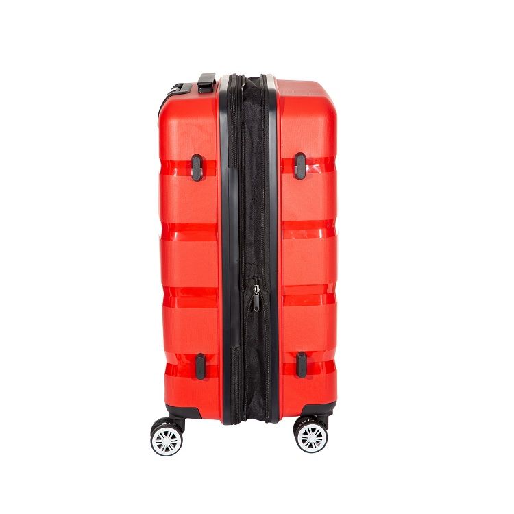 Mala de Viagem 23 kg Média Travelux Zurich II - Polipropileno Vermelha