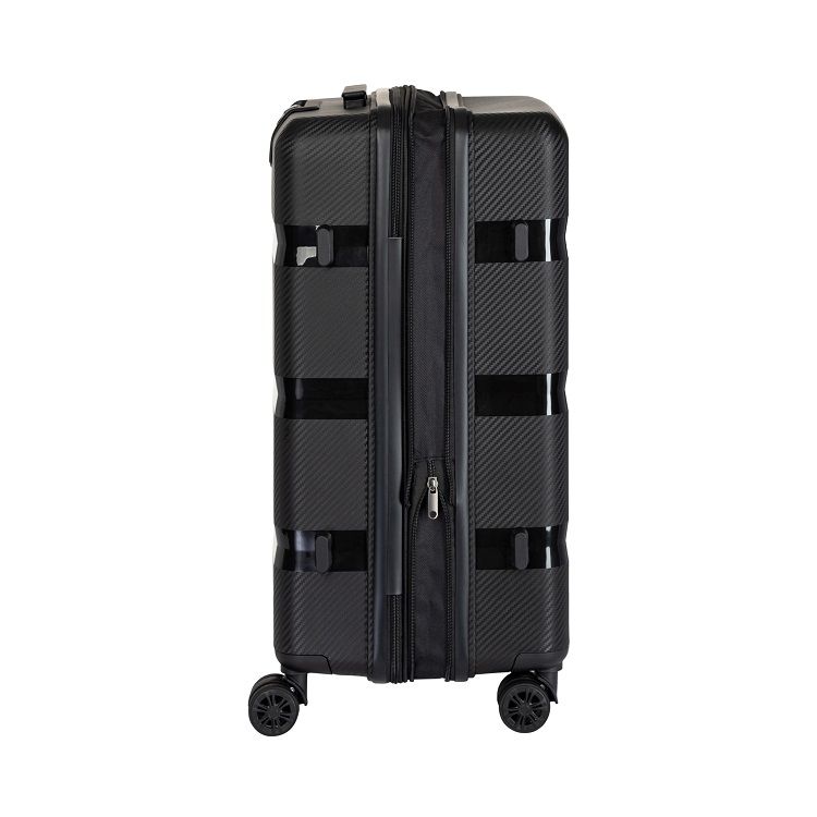 Mala de Viagem 23 kg Média Travelux Lucerne – Polipropileno Preta - 1