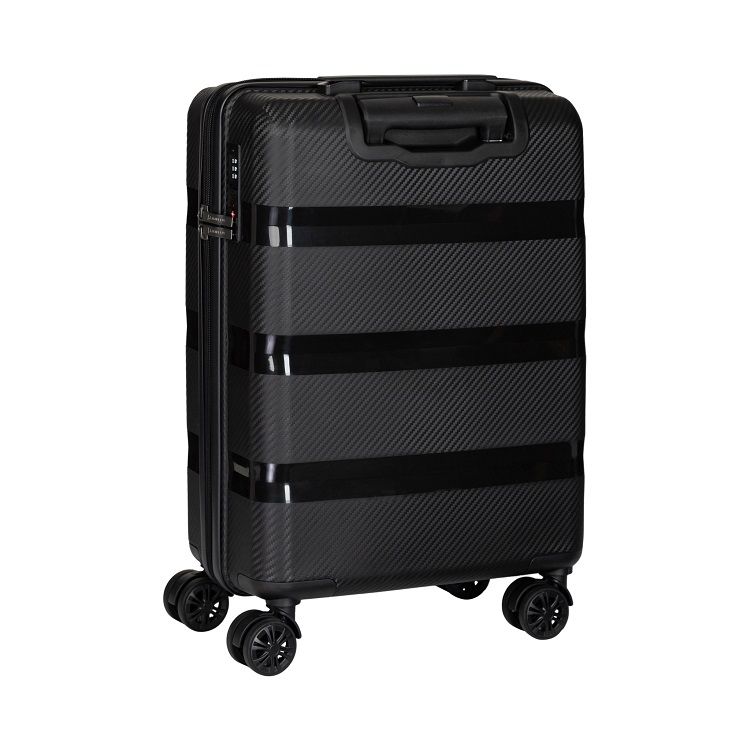 Mala de Viagem 23 kg Média Travelux Lucerne – Polipropileno Preta - 2