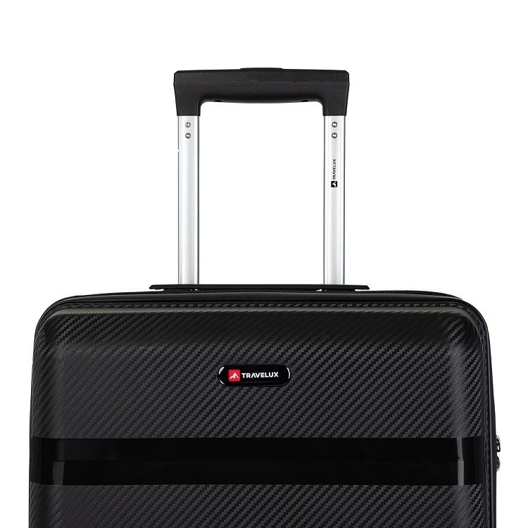 Mala de Viagem 23 kg Média Travelux Lucerne – Polipropileno Preta - 5