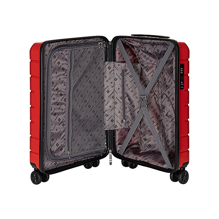 Mala Travelux St. Gallen Grande 32 kg Vermelha - Expansível e Cadeado TSA