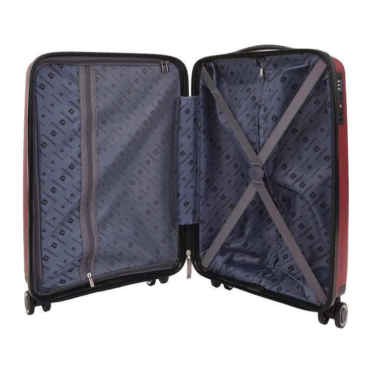 Mala Travelux Glarus Média 23 kg Vinho - Expansível e Cadeado TSA
