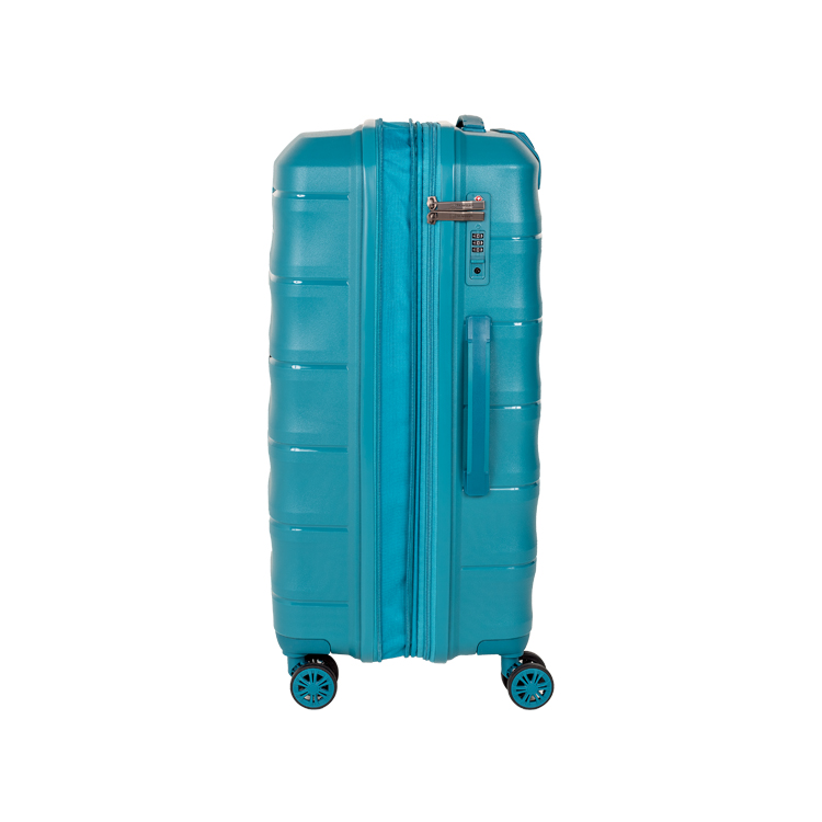 Mala de Viagem 23 kg Média Travelux Basel II - Polipropileno Azul Petroleo