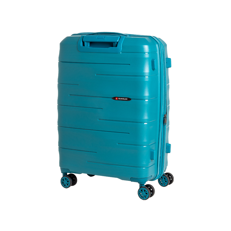 Mala de Viagem 23 kg Média Travelux Basel II - Polipropileno Azul Petroleo