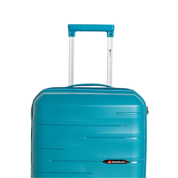 Mala de Viagem 23 kg Média Travelux Basel II - Polipropileno Azul Petroleo