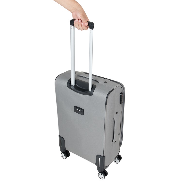 Mala de Viagem Grande 32 kg Travelux Geneva II Super Leve Cinza