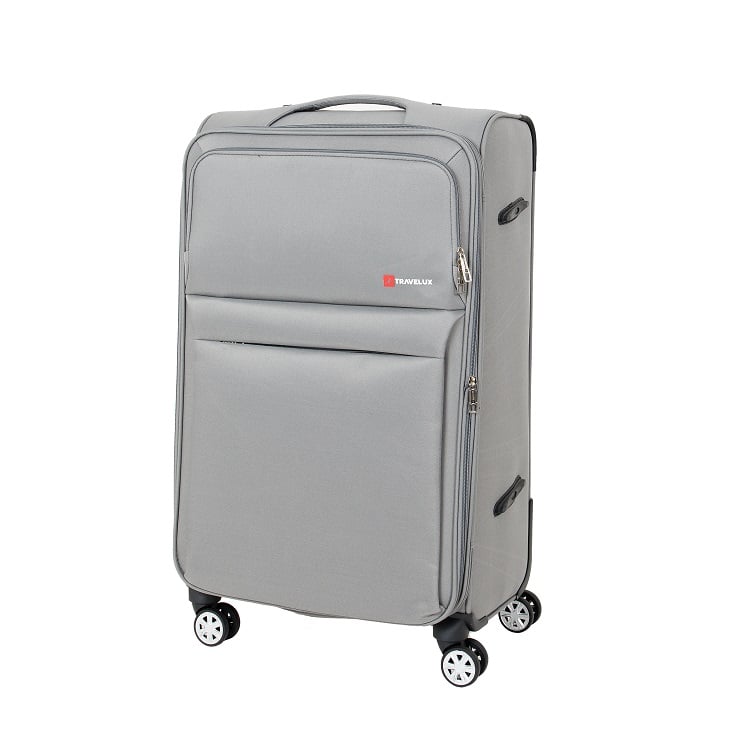 Mala de Viagem Grande 32 kg Travelux Geneva II Super Leve Cinza