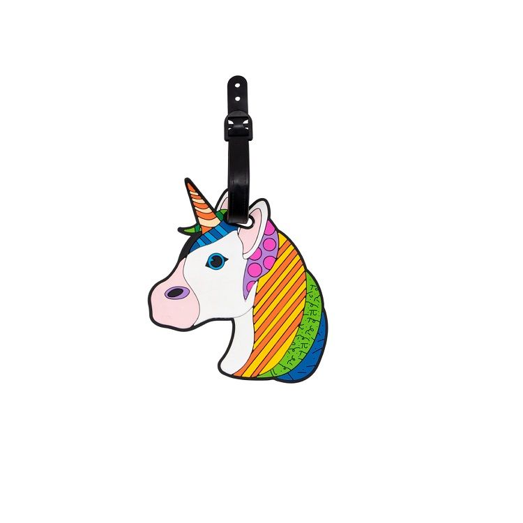 Identificador de Bagagem Yin’s Emoji By Britto Unicórnio Branco