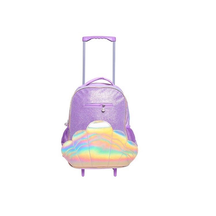 Mochila com Rodas Concha Roxa
